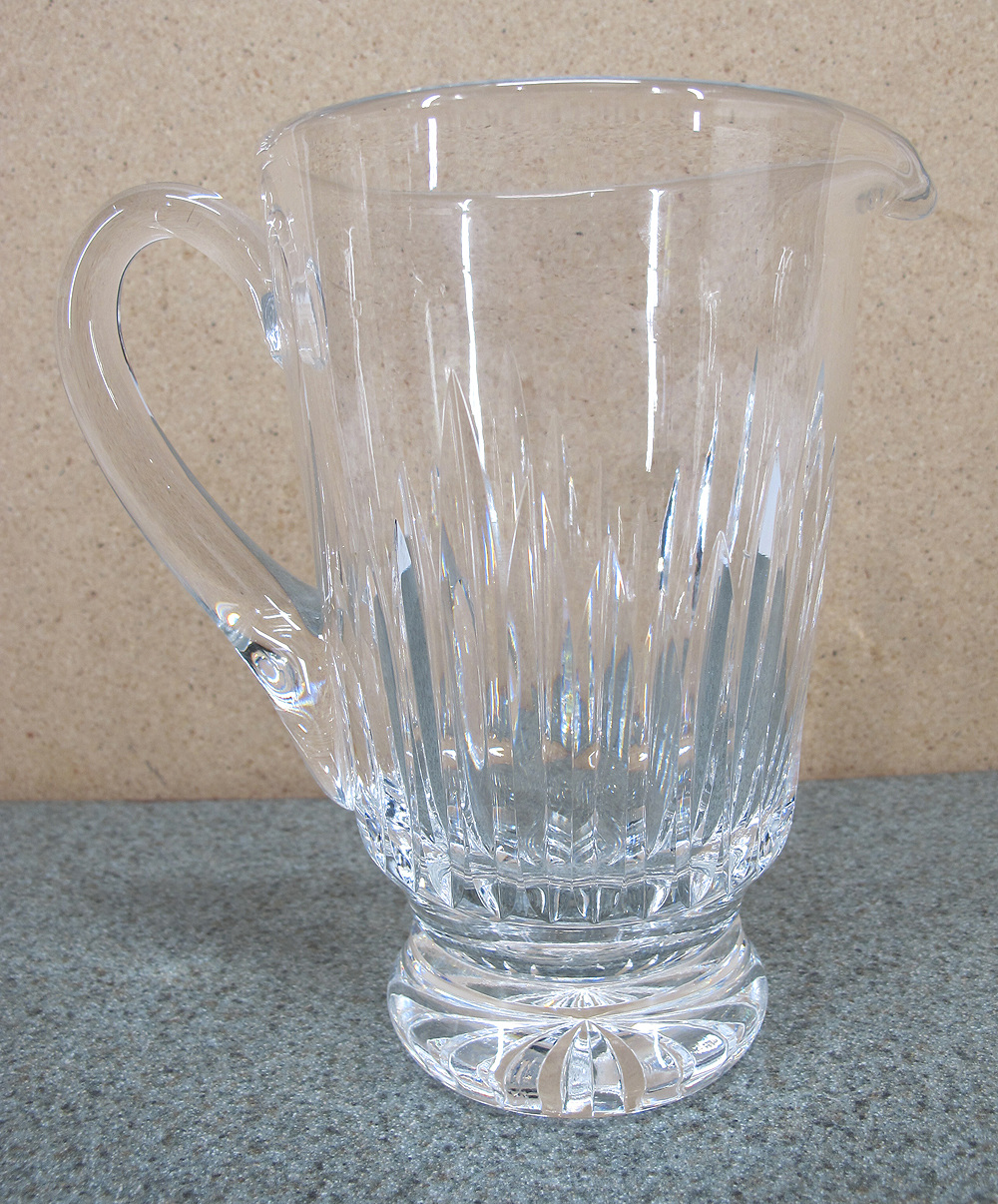 Antique Waterford Crystal Eileen Cut Pattern 44 Oz Colorless Pitcher NR