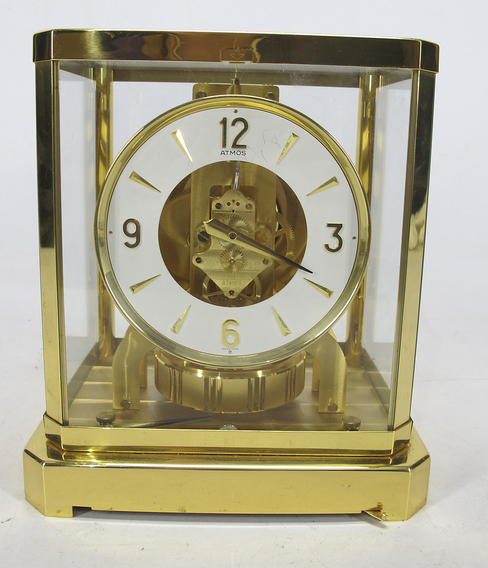 1970's Jaeger LeCoultre ATMOS 5288 Round Dial Mantel Clock For Parts Repair yqz eBay