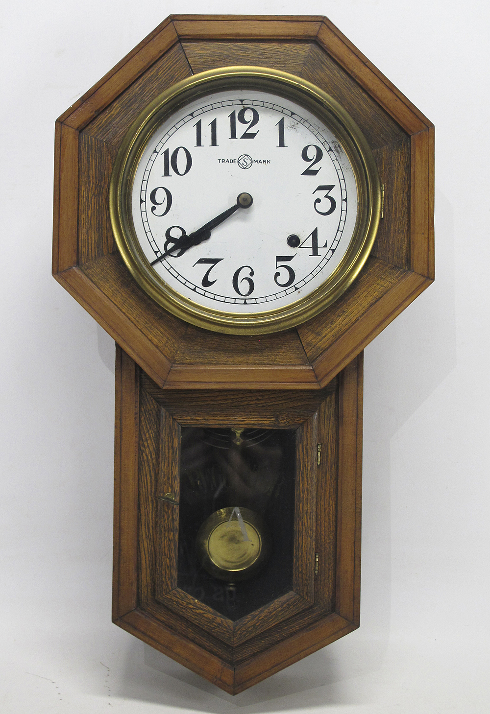 Antique Japanese Seikosha Regulator A Pendulum Wood Hanging Wall Clock